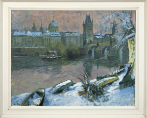 Lexa Rudolf - Karlův most v podvečer