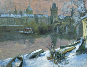 Lexa Rudolf - Karlův most v podvečer