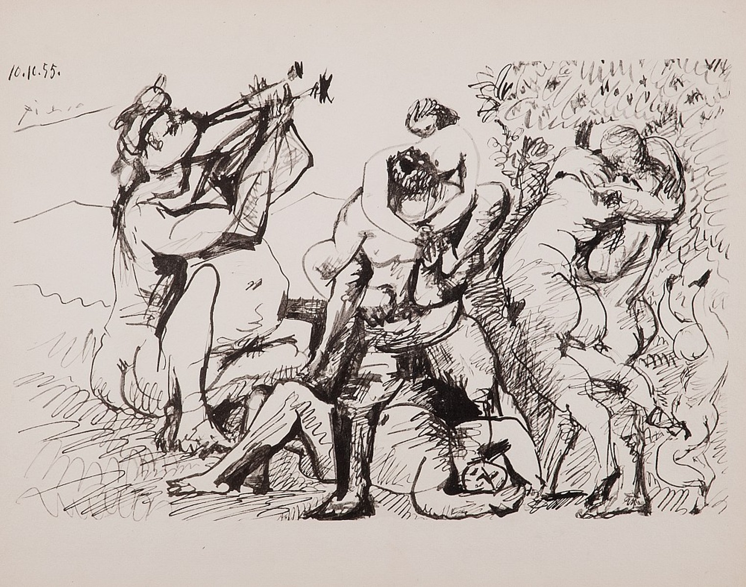 Pablo Picasso - Bacchanale II