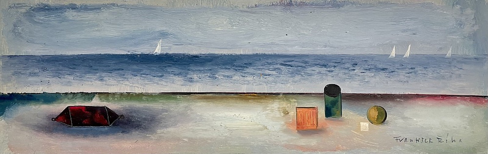František Říha - Zčeřené moře