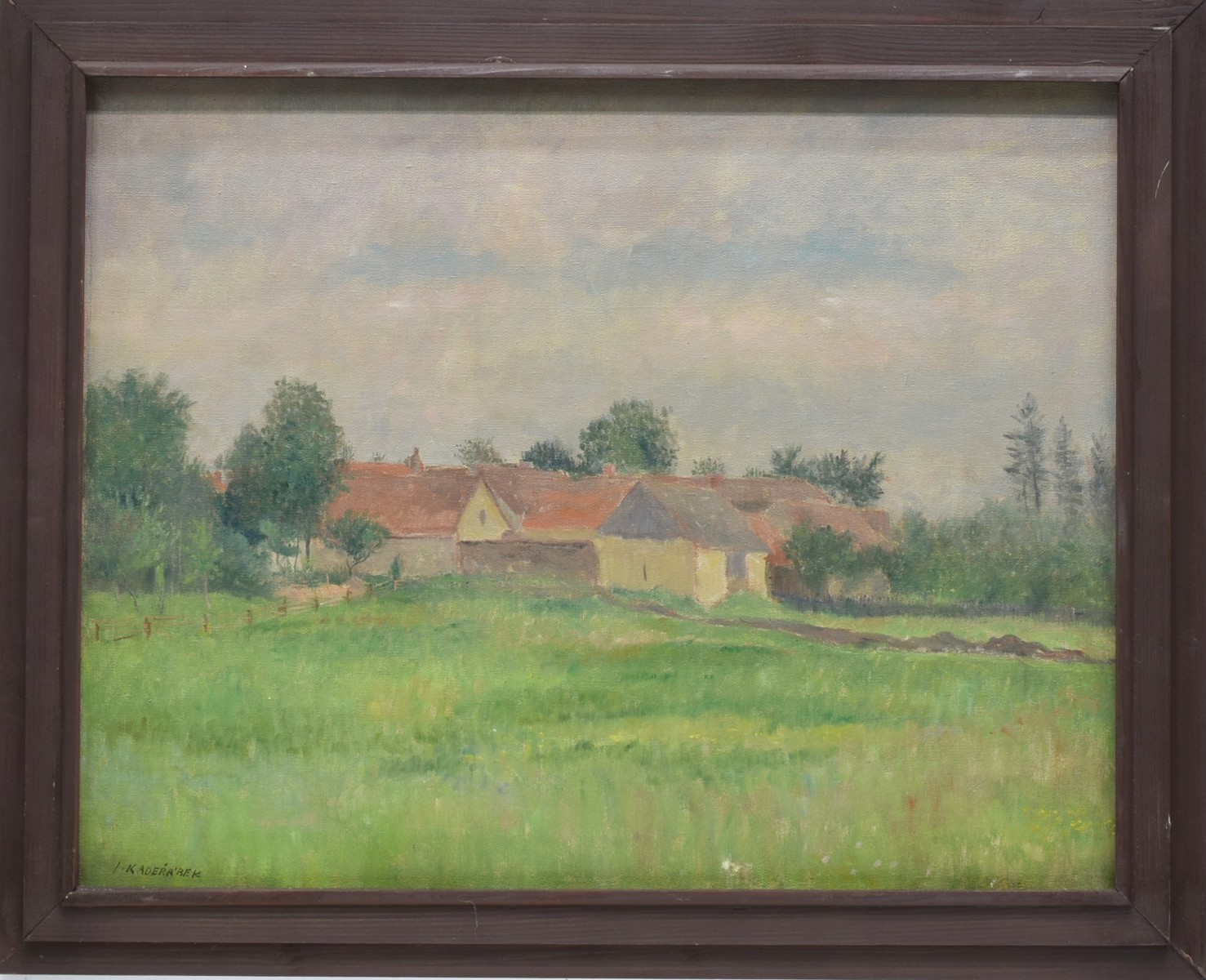 KADEŘÁBEK Josef (1915-2002): Za chalupami.