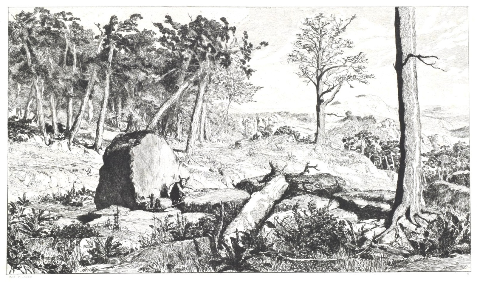 KLINGER Max (1857-1920): Krajina.