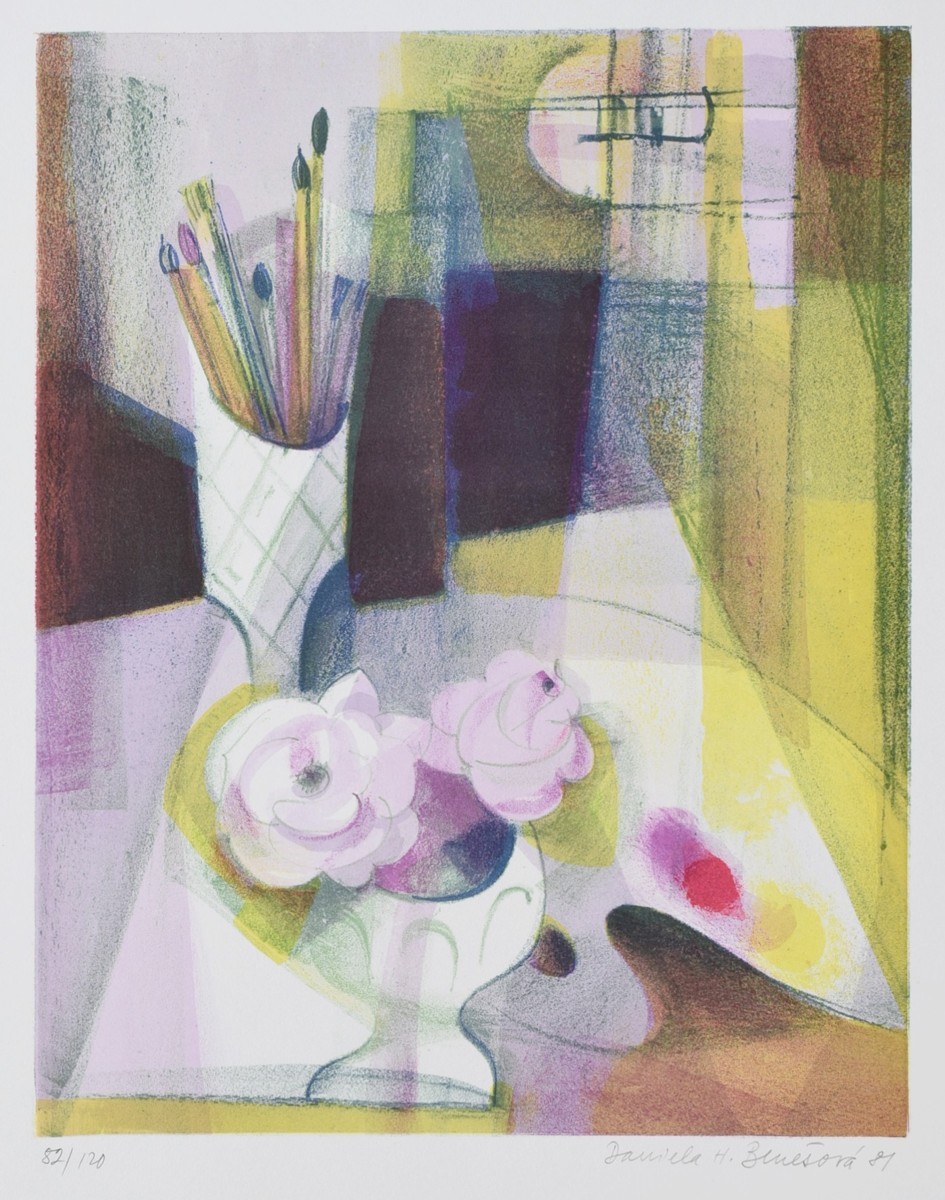 BENEŠOVÁ (Hahnová) Daniela (*1929): Malířské zátiší.