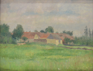 KADEŘÁBEK Josef (1915-2002): Za chalupami.