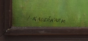 KADEŘÁBEK Josef (1915-2002): Za chalupami.