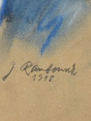RAMBOUSEK Jan (1895-1976): Autoportrét.