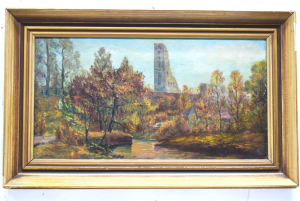 MELICHAR Jan Bohuslav (1908-1994): Zřícenina hradu.