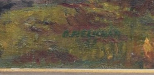 MELICHAR Jan Bohuslav (1908-1994): Zřícenina hradu.