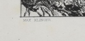 KLINGER Max (1857-1920): Krajina.