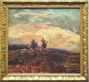 MICHL František (1901-1977): Dva stromy v podzimní krajině.