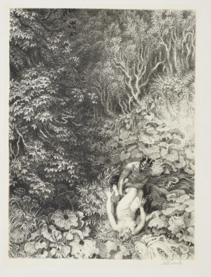 Max Švabinský: Satyr.