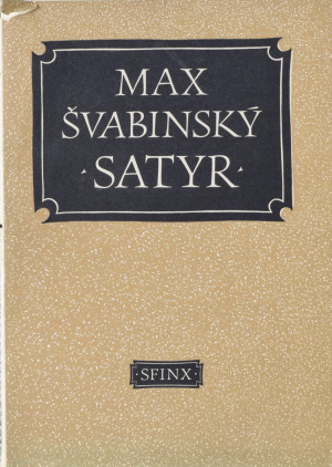 Max Švabinský: Satyr.