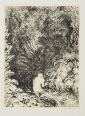 Max Švabinský: Satyr.
