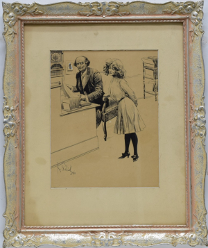 RÉLINK Karel (1880-1945): U šéfa.