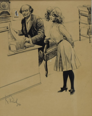 RÉLINK Karel (1880-1945): U šéfa.
