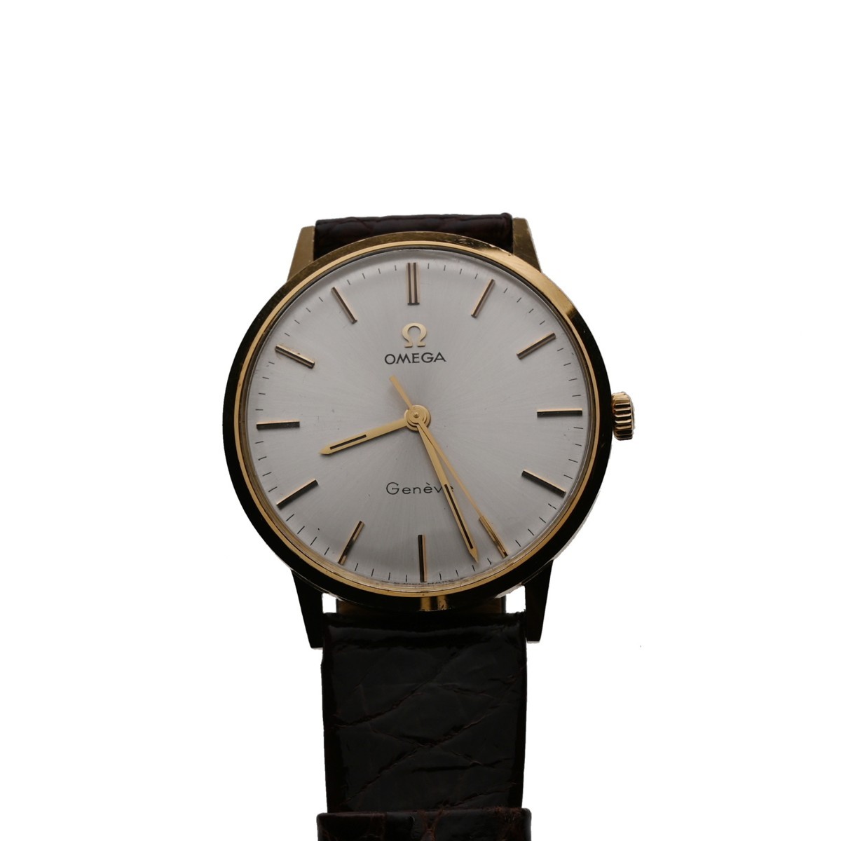 Zlaté náramkové hodinky Omega