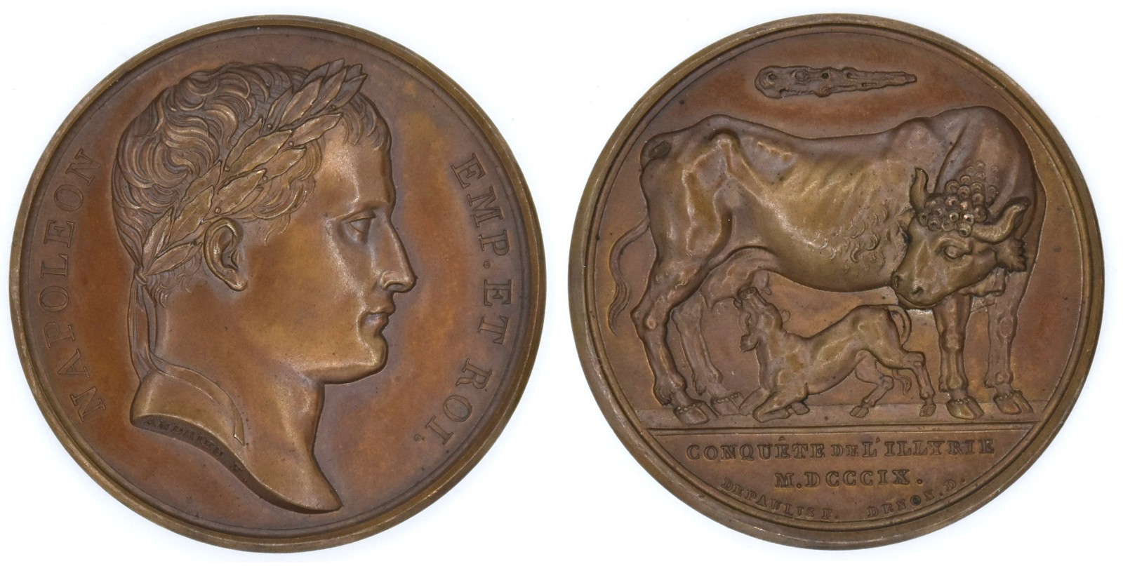 Napoleon I. - Připomínka dobytí Illyrie - Andrieu
