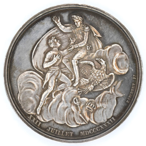Napoleon II. Orlík vévoda zákupský - Úmrtní medaile - Bauchery