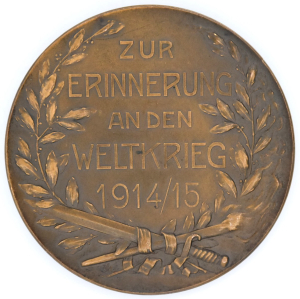 Wilhelm II německý císař, král pruský - Na památku světové války 1914/15