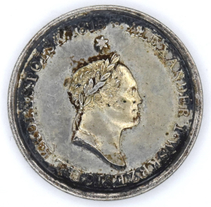 Mikuláš I. 1825-1855 - Medaile na památku cara Alexandra I.