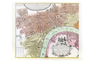 Třídílný plán Londýna (1736)