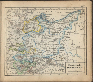 Kleiner Duodez-Atlas in 24 Blatt über alle Theile der Erde / von Eduard Beer
