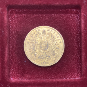 Sběratelská zlatá desetikoruna Františka Josefa I. Rakouská ražba 1905