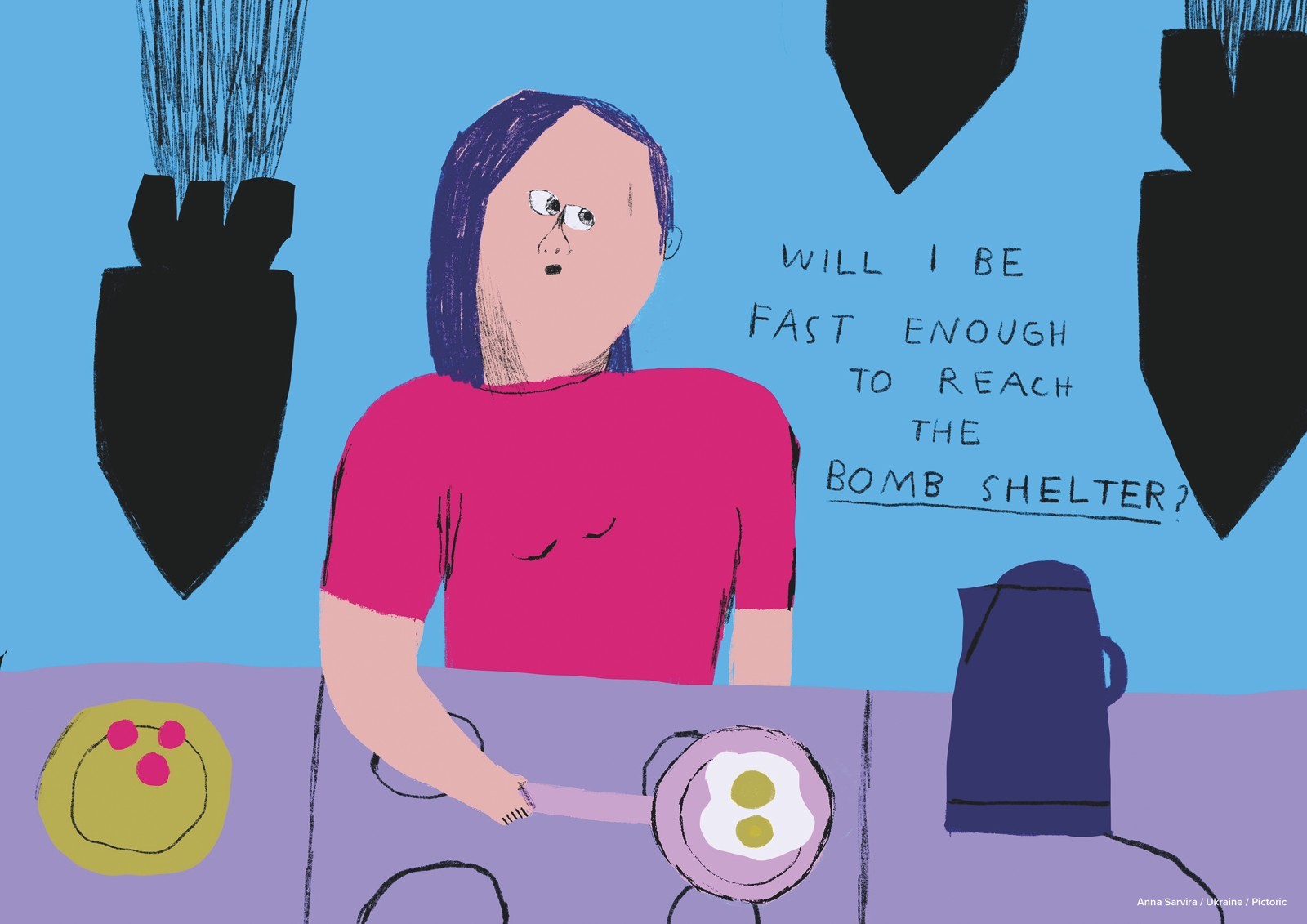 Anna Sarvira, Úkryt