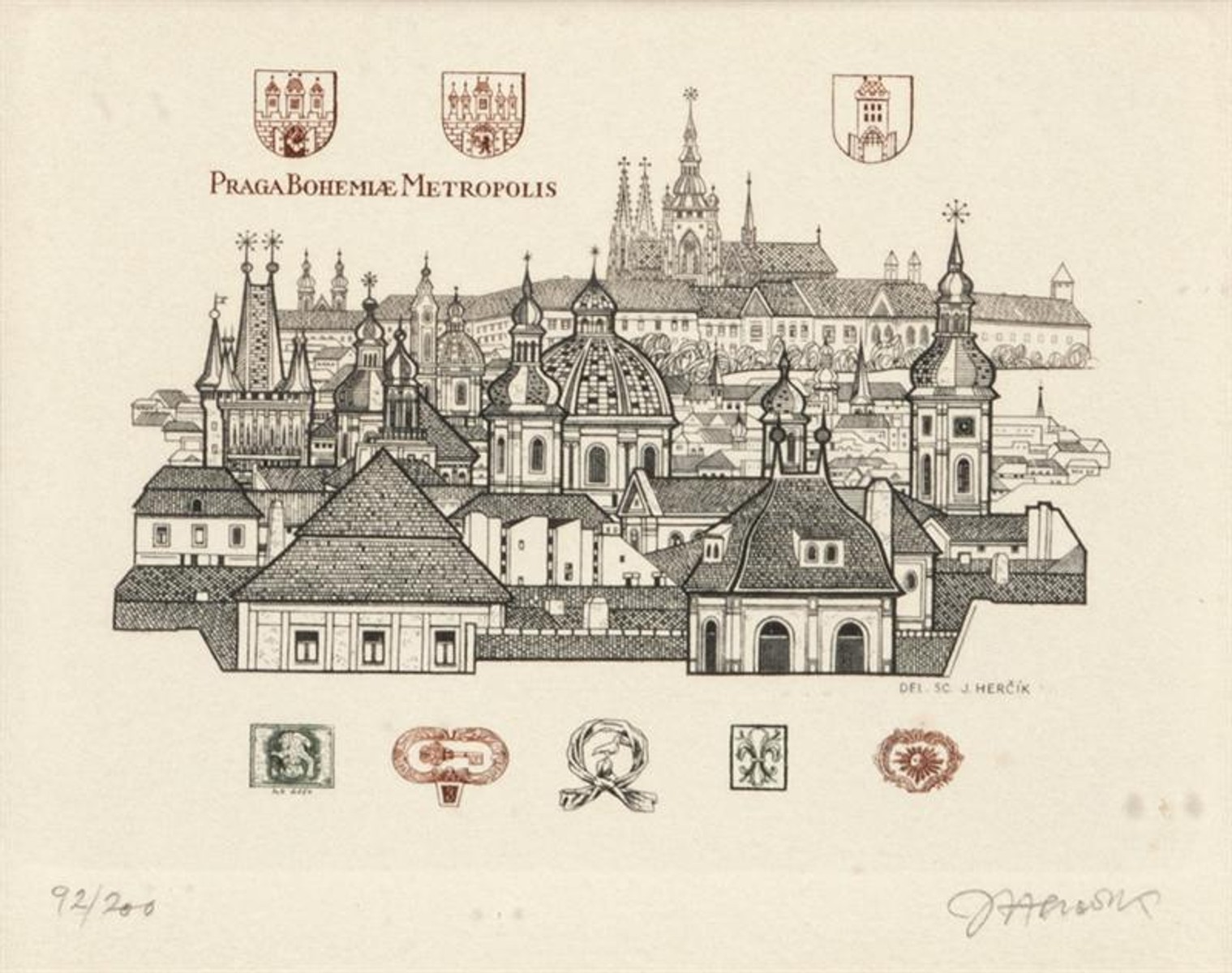 Herčík Josef  - Pražské věže