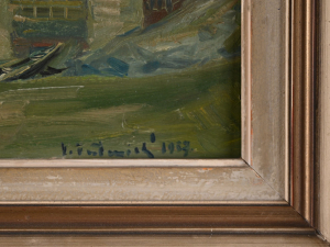 VLADIMÍR VESTENICKÝ 1919 - 1979 - SKICA PŘEHRADY
