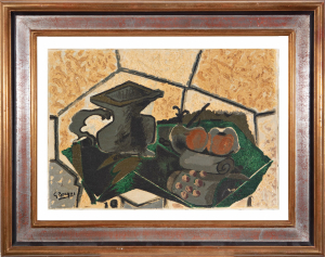 Braque Georges | Le tapis vert