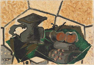 Braque Georges | Le tapis vert