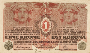 1 koruna, 1916