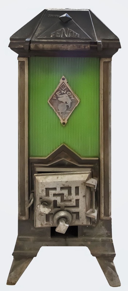Historická americká kamna ve stylu ART DECO