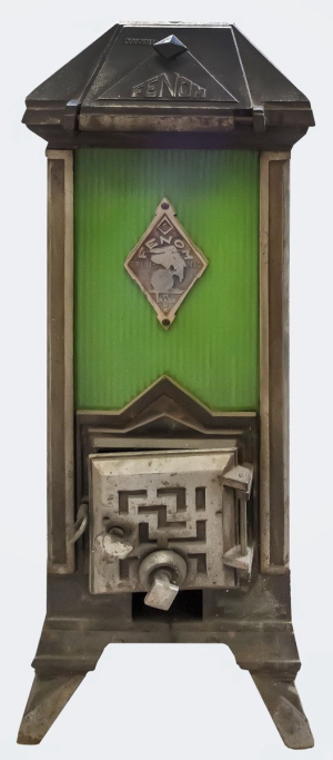 Historická americká kamna ve stylu ART DECO