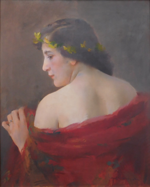 Portrét ženy - Emil Schovánek