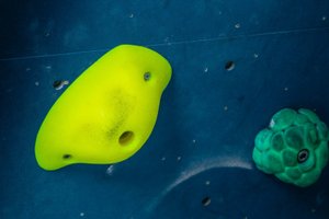 Small Yellow PU hold "Donetsk" - Foot Hold Right