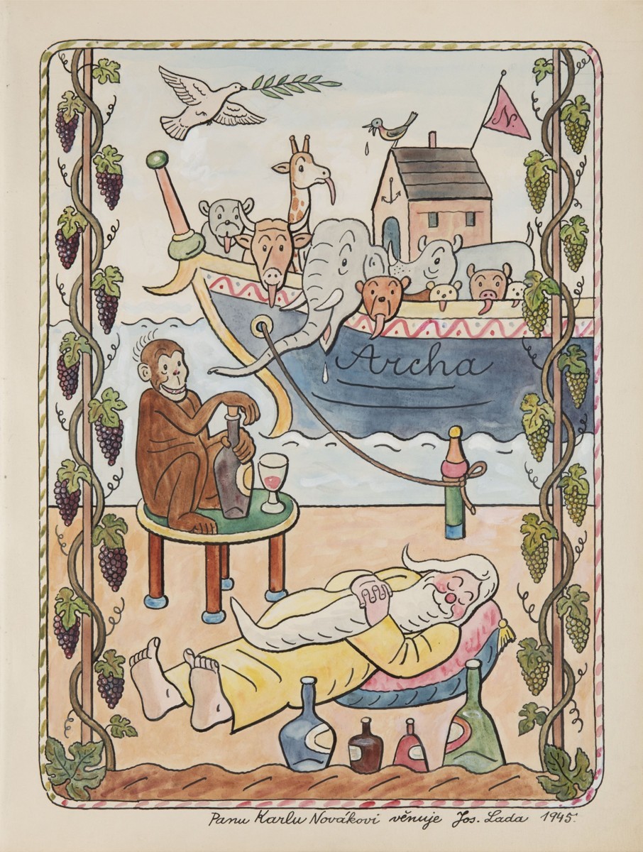 JOSEF LADA 1887 - 1957 - SPÍCÍ NOE