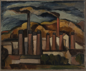 OTAKAR NEJEDLÝ 1883 - 1957 - TOVÁRNA/MELANCHOLICKÁ KRAJINA