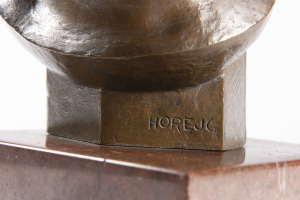JAROSLAV HOREJC 1886 - 1983 - HLAVA ŽENY SE STUHOU VE VLASECH