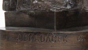 JIŘÍ BRADÁČEK 1922 - 1984 - KOVOVÝ KVĚT