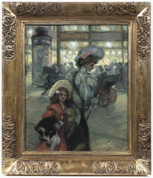 VIKTOR STRETTI 1878 - 1957 - GRABEN VE VÍDNI