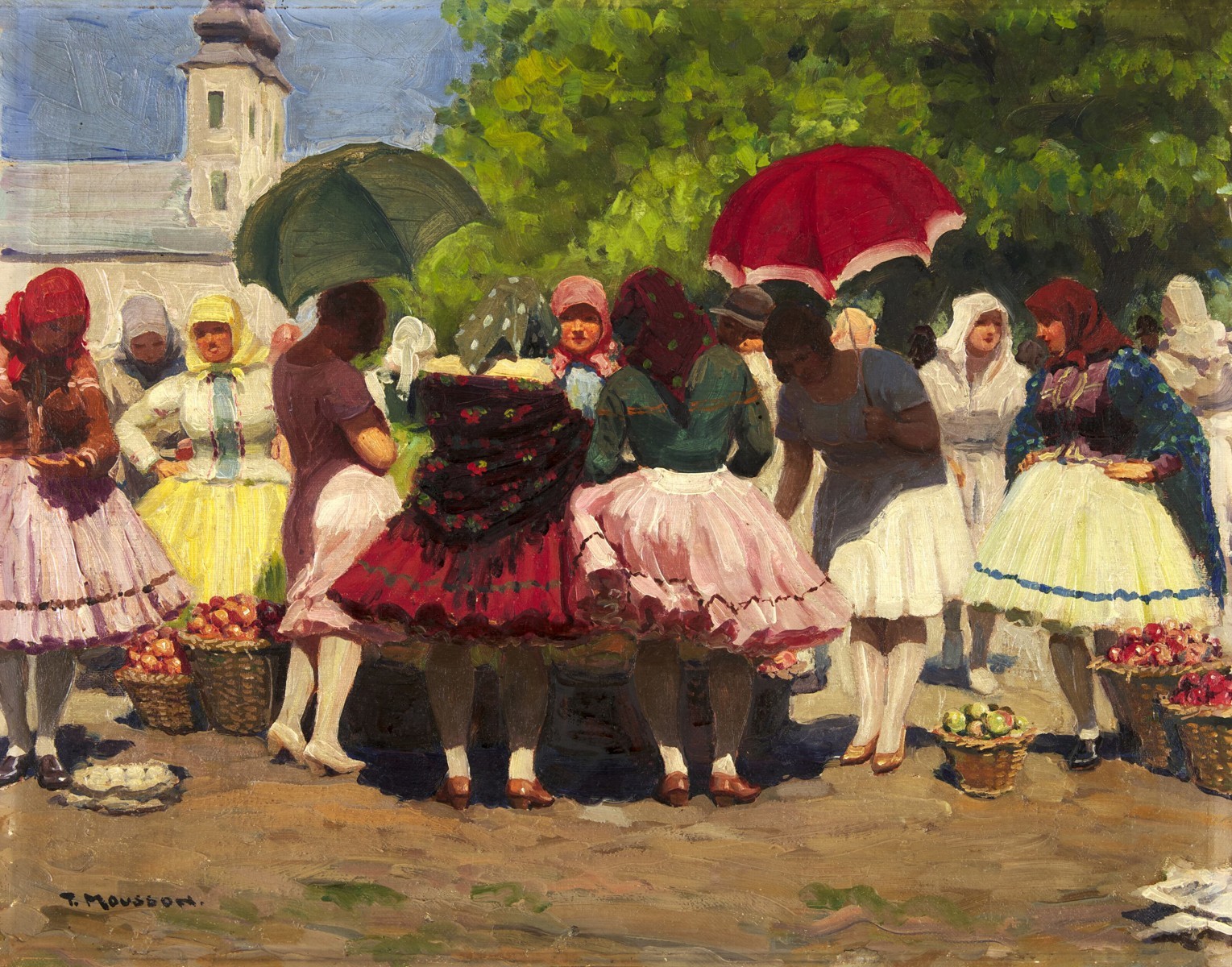 JOZEF TEODOR MOUSSON (1887-1946): Na trhu