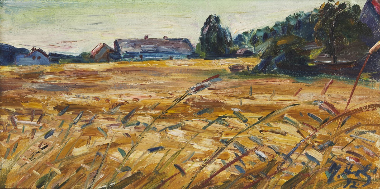 MILOSLAV HOLÝ (1897-1974): Žitné pole