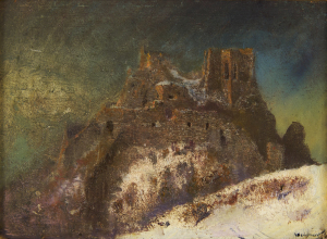 LADISLAV MEDNYÁNSZKY (1952-1919): Hrad Beckov