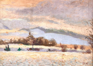 PETER JÚLIUS KERN (1881-1963): Zimné ráno