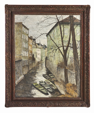 KAREL HOLAN (1893-1953): Motív z Kampy