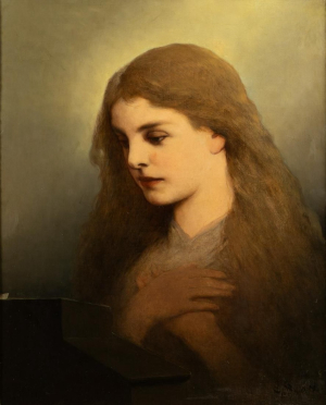 Gabriel Von Max - V roztoužení