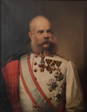 H. Bellheim - Portrét Františka Josefa I.
