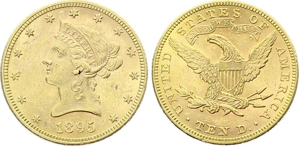 United States 10 Dollars 1895
